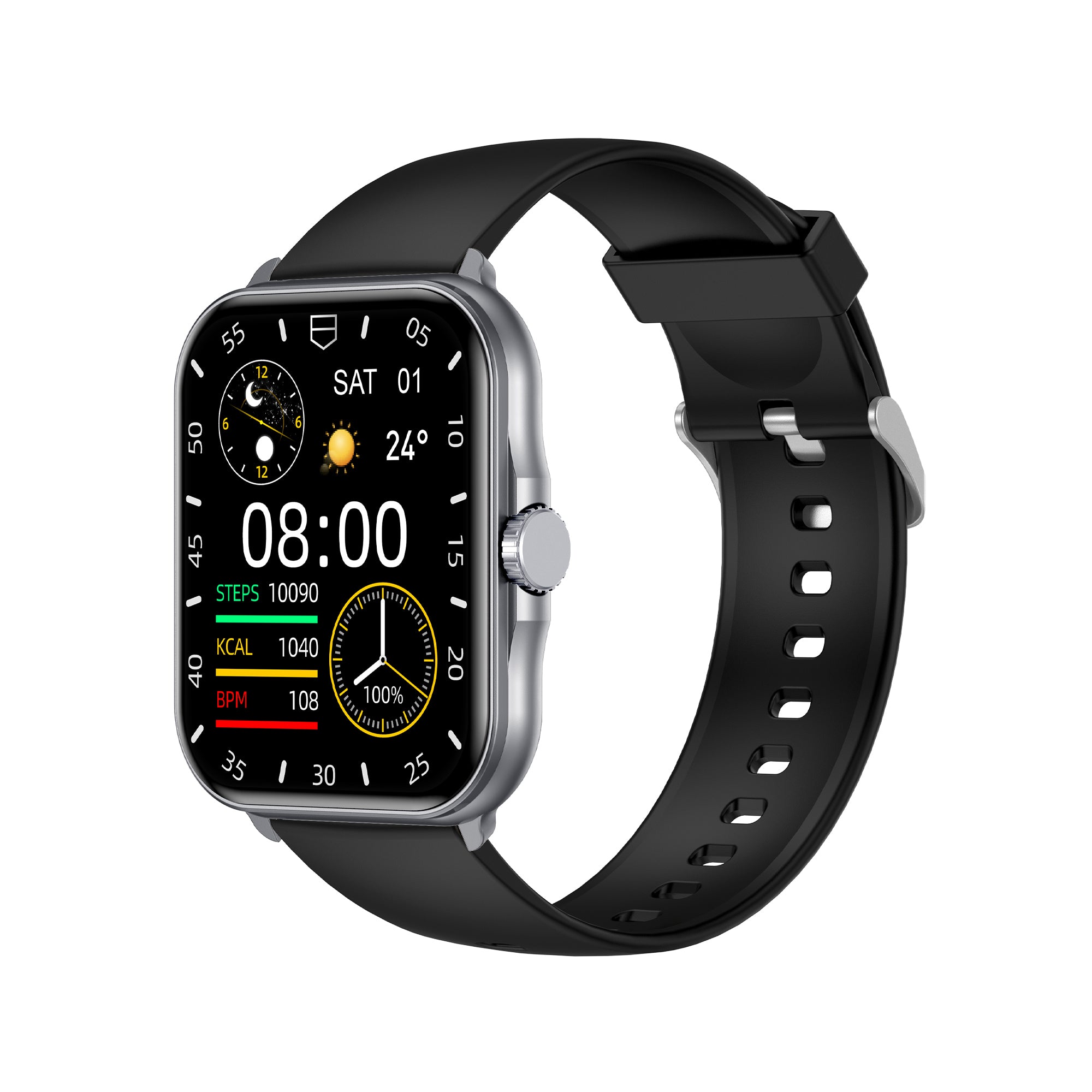 Platinum HALE V Smart Watch with BT Calling - Silver Platinum HALE V Smart Watch with BT Calling - Silver